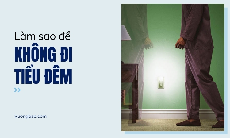 Làm sao để không phải thức dậy giữa đêm đi tiểu?