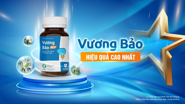 Vương Bảo – Sản phẩm tiền liệt tuyến được đánh giá có hiệu quả cao nhất