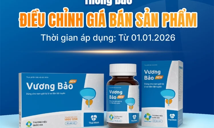 Thông báo điều chỉnh giá bán Vương Bảo từ ngày 01/01/2026